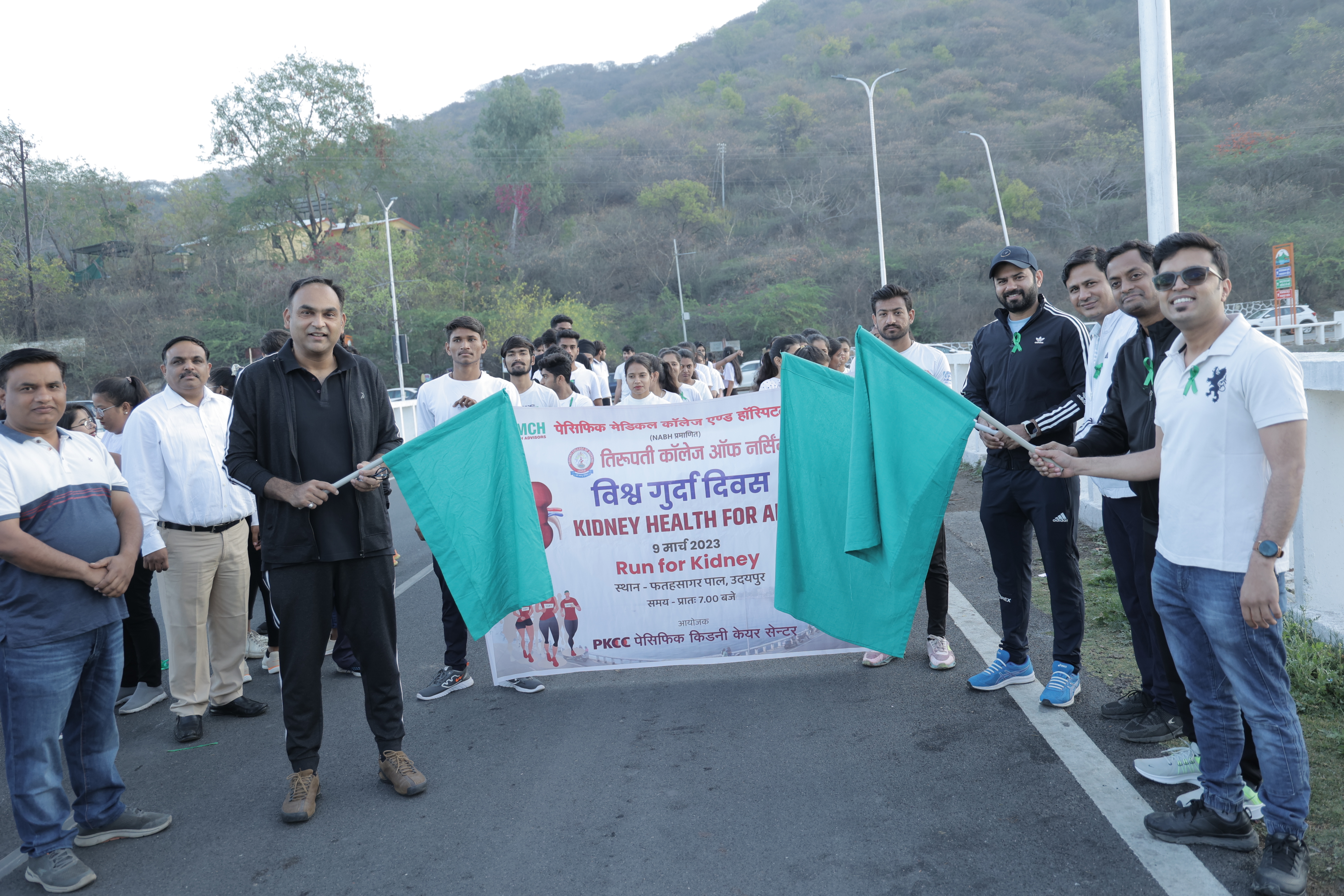 Run for Kidney at Fatehsagar pal.